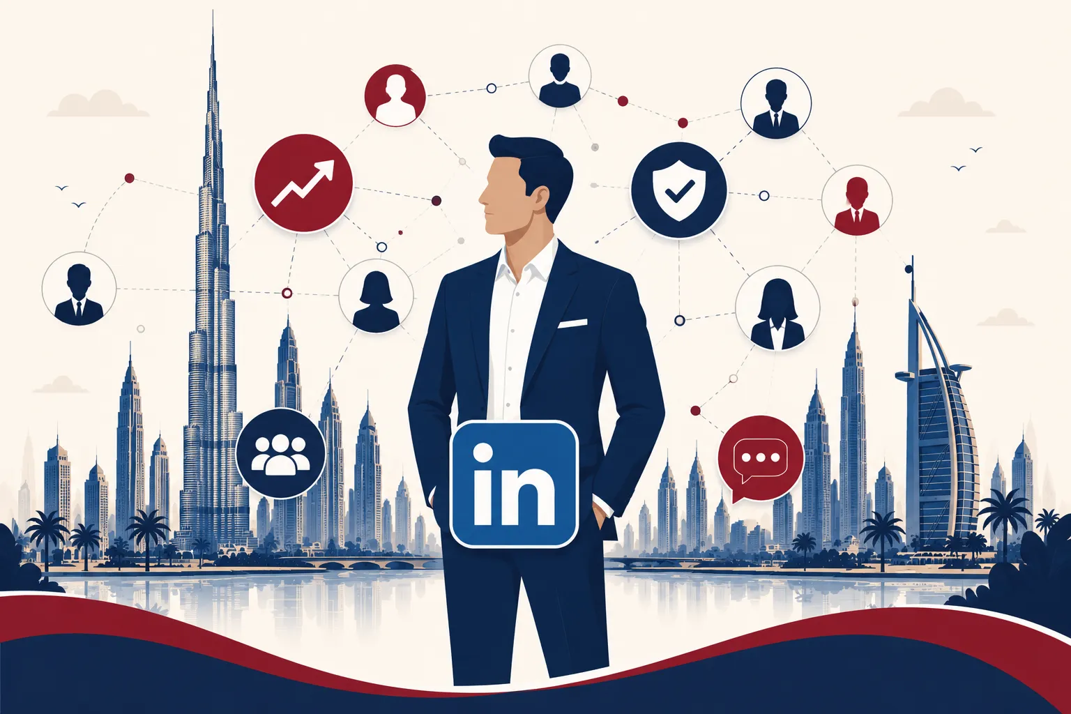 LinkedIn marketing in Dubai for founders — Design Map Studio